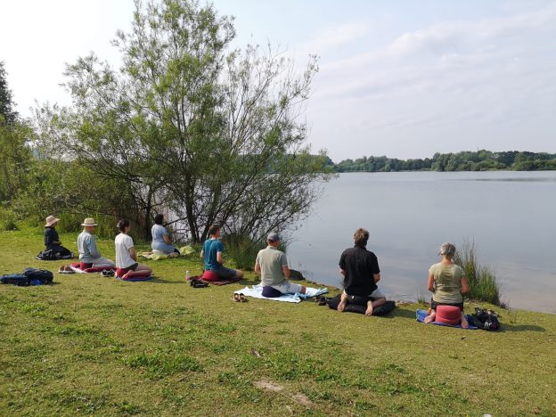 zen aan het water